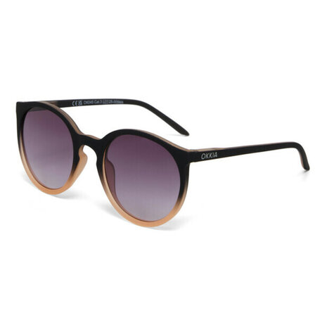 Okkia - Zonnebril BERLINO Round Black Rose OK045-BP