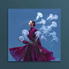 Werns - Schilderij Dancing with Ava Acryl op Canvas 100x100cm