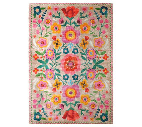 Melting Pot - Vloerkleed Fleur Bloemen Multicolor 160x230cm Melting Pot - Vloerkleed Fleur Bloemen Multicolor 160x230cm