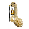 Melting Pot - Wand Lamp Struisvogel Kuiken Goud 15x35cm Melting Pot - Wand Lamp Struisvogel Kuiken Goud 15x35cm