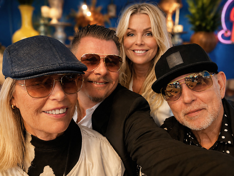 Elly, Frits, Bryan en Bridget Maasland