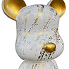 Melting Pot - Beeld Design Beer Wit Splash Goud 26x47cm Melting Pot - Beeld Design Beer Wit Splash Goud 26x47cm