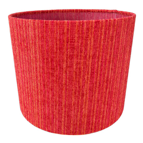 Colmore - Lampenkap Zuri Oranje-Rood 40x33cm met Transparante Binnenzijde