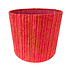 Lampenkap Zuri Oranje-Rood 30x26cm