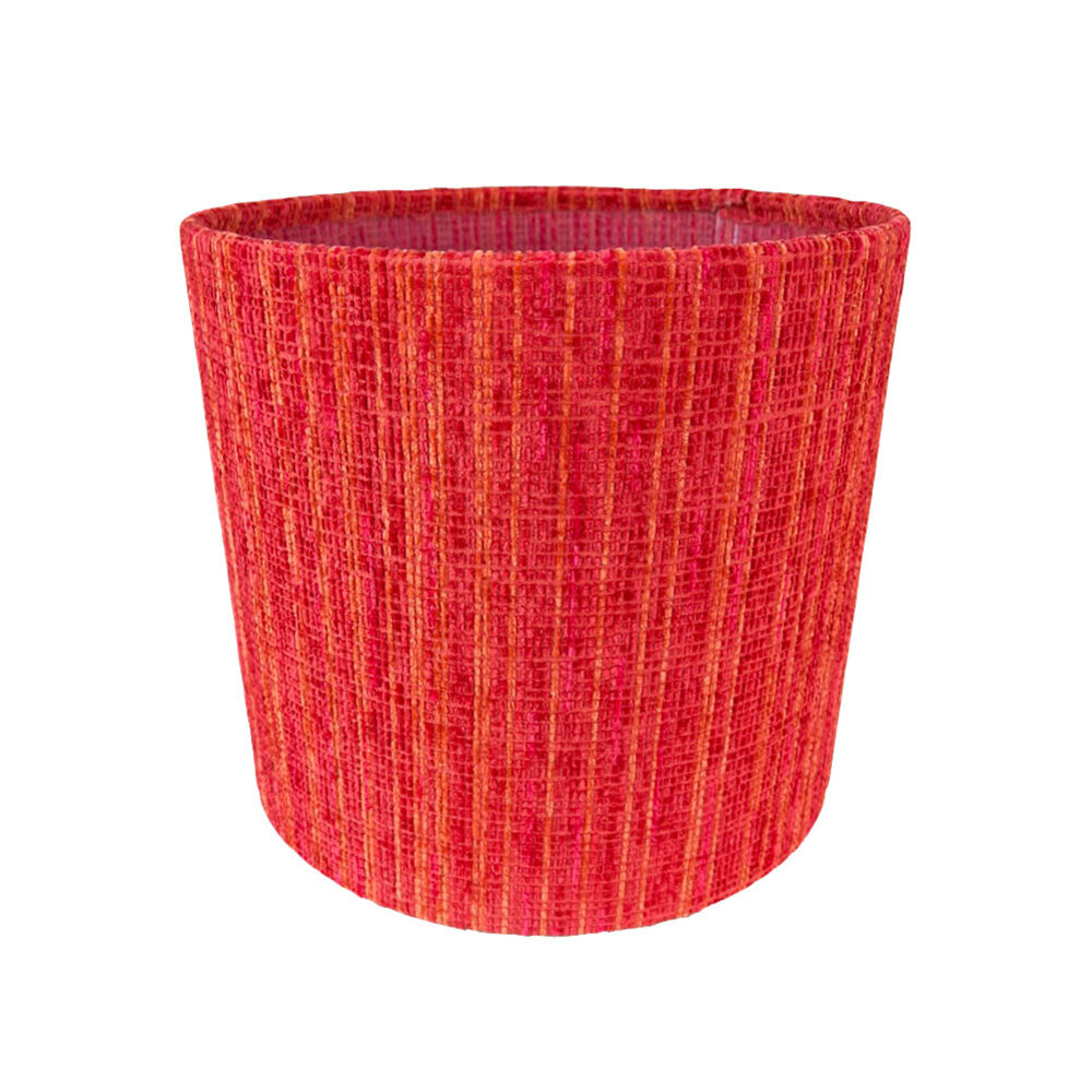 Colmore - Lampenkap Zuri Oranje-Rood 25x23cm met Transparante Binnenzijde