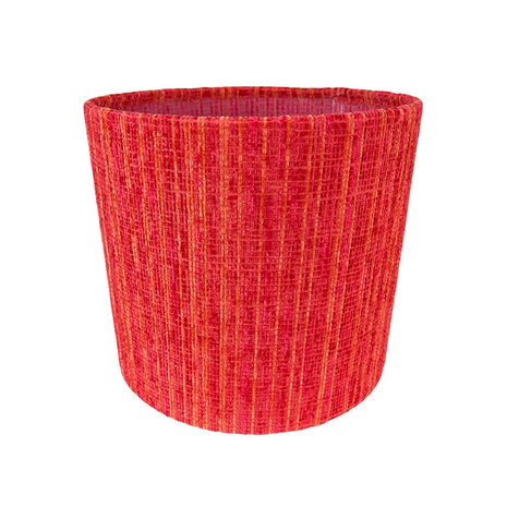 Colmore - Lampenkap Zuri Oranje-Rood 25x23cm met Transparante Binnenzijde