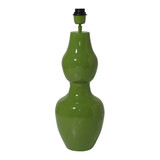 Colmore - Tafellamp Voet Bladgroen Emaille Metaal 19x55cm Colmore - Tafellamp Voet Bladgroen Emaille Metaal 19x55cm