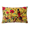 Imbarro - Sierkussen Royal Paradise Lime met Paradijsvogels Velours 60x40cm Imbarro - Sierkussen Royal Paradise Lime met Paradijsvogels Velours 60x40cm