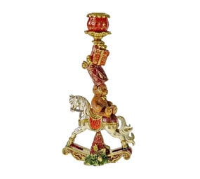 Werns - Kandelaar Rocking Horse Multicolor 15x30cm Werns - Kandelaar Rocking Horse Multicolor 15x30cm