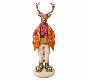 Werns - Beeld Hert Winter Walter Multicolor XL 39x120cm