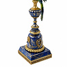 Werns - Kandelaar Ara Blauw Goud Metaal XL 33x111cm met 5-houders Werns - Kandelaar Ara Blauw Goud Metaal XL 33x111cm met 5-houders
