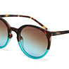 Okkia - Zonnebril BERLINO Round Havana Blue met Blauw Gradient Glazen OK045-HB Okkia - Zonnebril BERLINO Round Havana Blue met Blauw Gradient Glazen OK045-HB