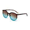 Okkia - Zonnebril BERLINO Round Havana Blue met Blauw Gradient Glazen OK045-HB Okkia - Zonnebril BERLINO Round Havana Blue met Blauw Gradient Glazen OK045-HB