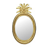 Melting Pot - Spiegel Ovaal Ananas Goud Metaal 27x49cm– Staand of Hangend Melting Pot - Spiegel Ovaal Ananas Goud Metaal 27x49cm– Staand of Hangend
