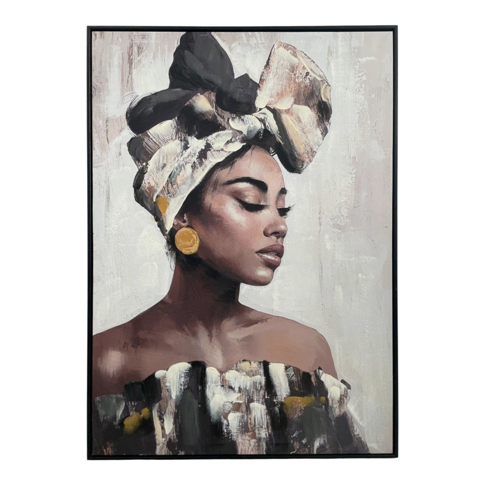 Schilderij African Woman Right – 70x100cm
