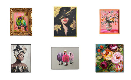 NET BINNEN: Nieuwe collectie wanddecoratie & schilderijen
