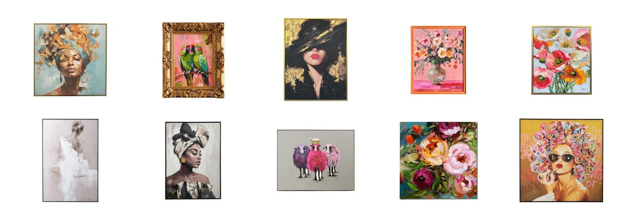 NET BINNEN: Nieuwe collectie wanddecoratie & schilderijen