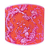 Melting Pot - Lampenkap Loulou Oranje Fuchsia 40x30cm met Roze Bies & Gouden Binnenzijde Melting Pot - Lampenkap Loulou Oranje Fuchsia 40x30cm met Roze Bies & Gouden Binnenzijde