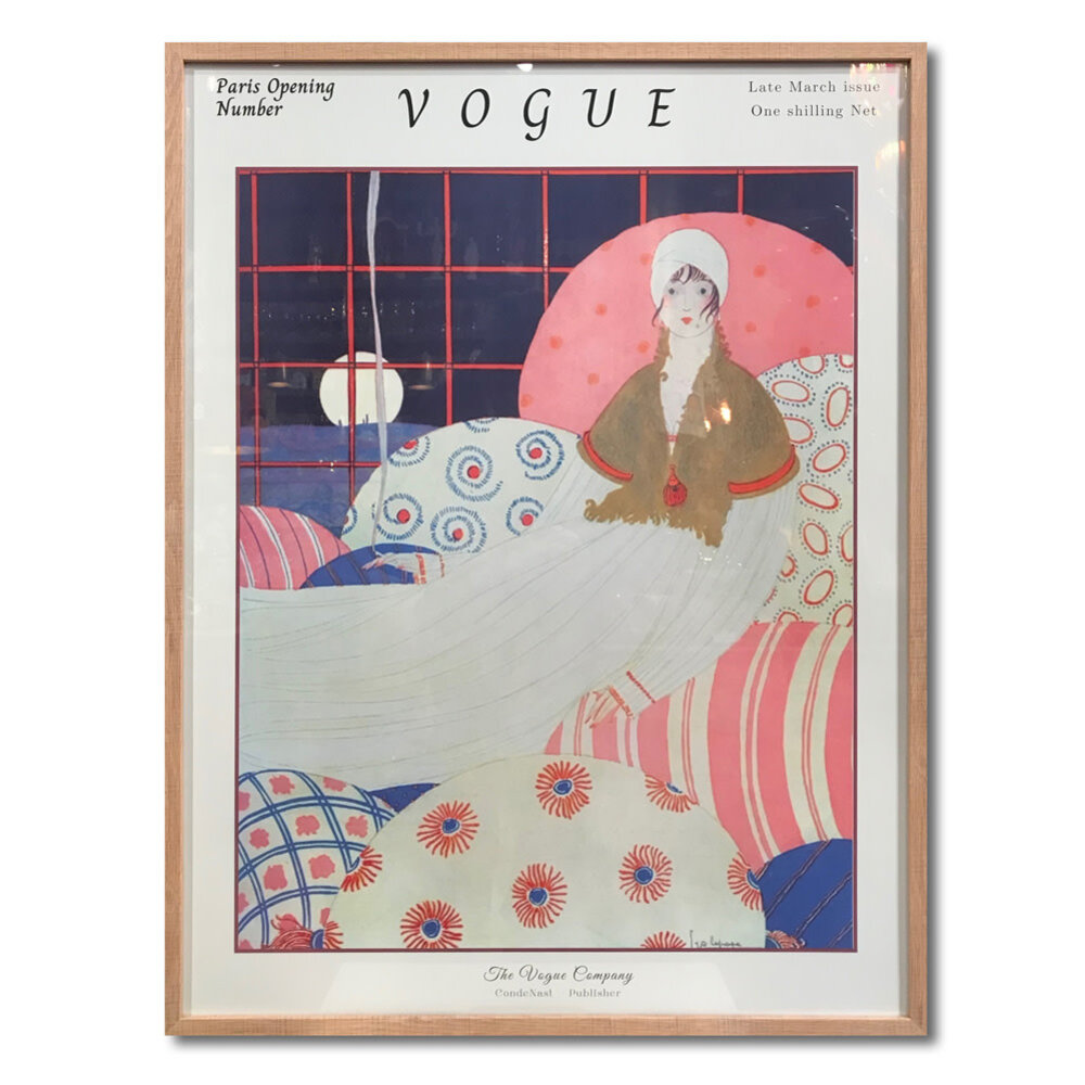 Melting Pot - Poster Vogue Lady in Pastel Multicolor 62x82cm Ingelijst Melting Pot - Poster Vogue Lady in Pastel Multicolor 62x82cm Ingelijst