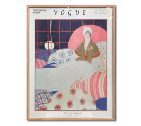 Melting Pot - Poster Vogue Lady in Pastel Multicolor 62x82cm Ingelijst Melting Pot - Poster Vogue Lady in Pastel Multicolor 62x82cm Ingelijst