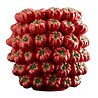 Werns - Vaas Tomaten Rood Groen Keramiek 34x33cm handgemaakt