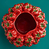 Werns - Vaas Tomaten Rood Groen Keramiek 34x33cm handgemaakt