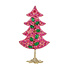 Kerstboompje Whimsy Roze Messing 15x30cm Kerstboompje Whimsy Roze Messing 15x30cm