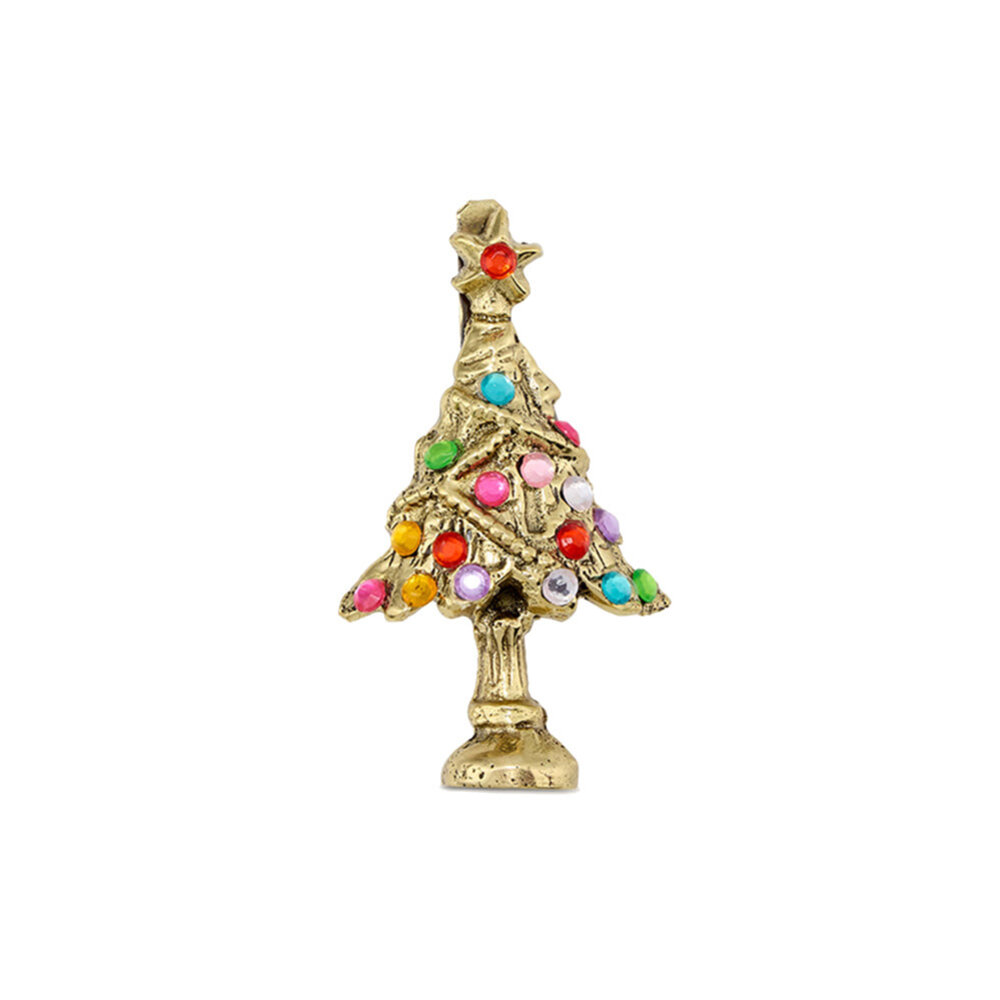 Doing Goods - Kaart & Foto Houder Christmas Tree Multicolor Gerecycled Messing 5x8cm Doing Goods - Kaart & Foto Houder Christmas Tree Multicolor Gerecycled Messing 5x8cm