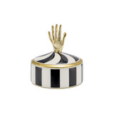 Doing Goods - Sieraden Doosje Jana Hand Circus Zwart-Wit 7x8cm