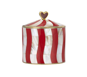Doing Goods - Sieraden Doosje Pyar Heart Circus Red 9x11cm Doing Goods - Sieraden Doosje Pyar Heart Circus Red 9x11cm