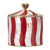Doing Goods - Sieraden Doosje Pyar Heart Circus Rood-Parelmoer Messing & Schelp 11x9cm Doing Goods - Sieraden Doosje Pyar Heart Circus Rood-Parelmoer Messing & Schelp 11x9cm