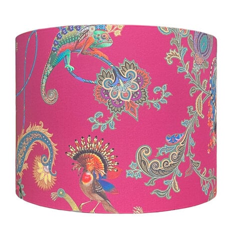 Melting Pot - Lampenkap Etro Fuchsia Multicolor met Gouden Binnenzijde 40x30cm Melting Pot - Lampenkap Etro Fuchsia Multicolor met Gouden Binnenzijde 40x30cm