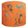 Melting Pot - Lampenkap Etro Oranje Multicolor met Gouden Binnenzijde 40x30cm