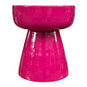 Colmore - Bijzettafel Jamie Fuchsia Geëmailleerd Metaal 33x38cm Colmore - Bijzettafel Jamie Fuchsia Geëmailleerd Metaal 33x38cm