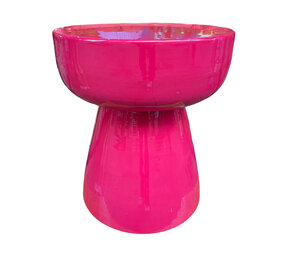 Colmore - Bijzettafel Jamie Fuchsia Metaal 33x38cm Emaïlle