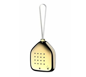 Zwitscherbox - Kerstbal Jingle Bells Goud met Kerstgeluiden 6x7cm Zwitscherbox - Kerstbal Jingle Bells Goud met Kerstgeluiden 6x7cm