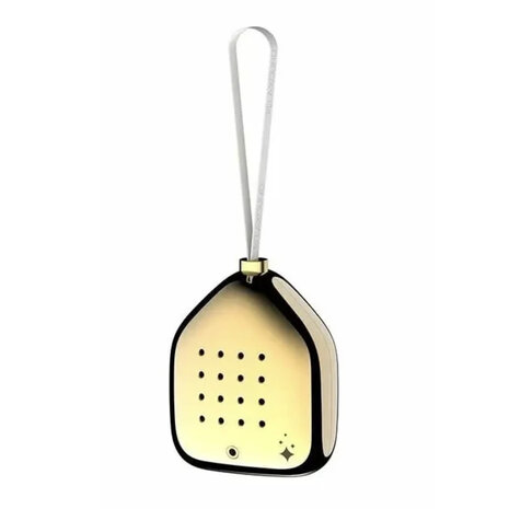 Zwitscherbox - Kerstbal Jingle Bells Goud met Kerstgeluiden en Bewegingssensor 6x7cm Zwitscherbox - Kerstbal Jingle Bells Goud met Kerstgeluiden en Bewegingssensor 6x7cm