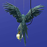 Melting Pot - Hanglamp Papegaai Percy Groen – Tropische Dierenlamp 50x57x25cm Melting Pot - Hanglamp Papegaai Percy Groen – Tropische Dierenlamp 50x57x25cm