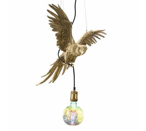 Melting Pot - Hanglamp Papegaai Percy Goud 50x57cm Melting Pot - Hanglamp Papegaai Percy Goud 50x57cm
