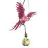 Hanglamp Papegaai Percy Roze 50x57cm Hanglamp Papegaai Percy Roze 50x57cm