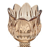 Melting Pot - Waxinehouder Tulp Lichtbruin Glas 8x15cm Melting Pot - Waxinehouder Tulp Lichtbruin Glas 8x15cm