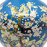 Melting Pot - Chinese Vaas Vogels & Bloesem Blauw Porselein met Goud 31x45cm Melting Pot - Chinese Vaas Vogels & Bloesem Blauw Porselein met Goud 31x45cm