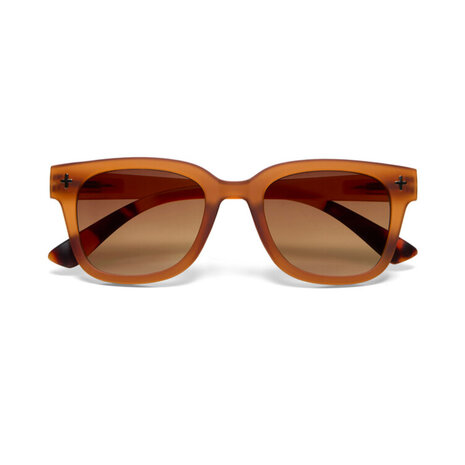 Okkia - Zonnebril GIOVANNI Translucent Bruin met Bruine Glazen OK012-TBR Okkia - Zonnebril GIOVANNI Translucent Bruin met Bruine Glazen OK012-TBR