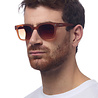 Okkia - Zonnebril GIOVANNI Translucent Bruin met Bruine Glazen OK012-TBR Okkia - Zonnebril GIOVANNI Translucent Bruin met Bruine Glazen OK012-TBR