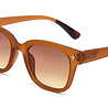 Okkia - Zonnebril GIOVANNI Translucent Bruin met Bruine Glazen OK012-TBR Okkia - Zonnebril GIOVANNI Translucent Bruin met Bruine Glazen OK012-TBR