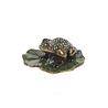 Melting Pot - Sieradendoosje Kikker op Waterlelie Groen Strass Metaal 5x3cm Melting Pot - Sieradendoosje Kikker op Waterlelie Groen Strass Metaal 5x3cm