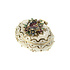 Sieradendoosje Ovaal Vlinder Wit Goud Metaal 5x4x3cm Sieradendoosje Ovaal Vlinder Wit Goud Metaal 5x4x3cm
