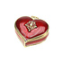 Sieradendoosje Hartje Rood Goud Emaille Metaal 5x4cm Sieradendoosje Hartje Rood Goud Emaille Metaal 5x4cm