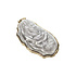 Sieradendoosje Oester Parelmoer Goud Metaal 7x4x2cm Sieradendoosje Oester Parelmoer Goud Metaal 7x4x2cm
