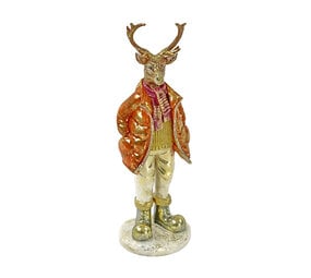 Werns - Beeld Hert Walter Winter Multicolor 13x40cm